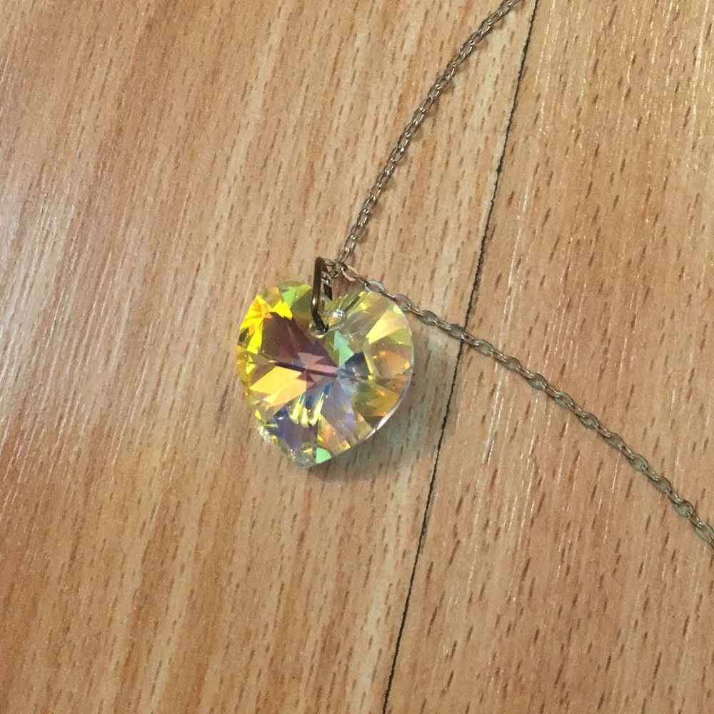 Crystal heart necklace